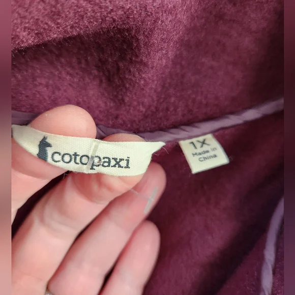 Cotopaxi Teca Fleece Vest Moon Beam Women's Size 1X Plus NWT - Picture 6 of 9